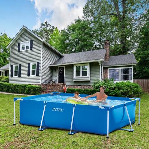 rectangle pool 48 inches deep